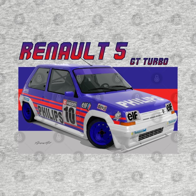 Renault 5 GT Turbo by PjesusArt